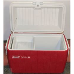 COLEMAN PALYLITE 54 COOLER WITH ICE PACKS