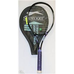 GRAPHITE TENNIS RACKET WITH COVER
