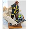 Image 1 : COLLECTIBLE FIREMAN STATUE RED HATS OF COURAGE