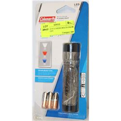 COLEMAN 95 LUMENS MULTI COLOR FLASHLIGHT