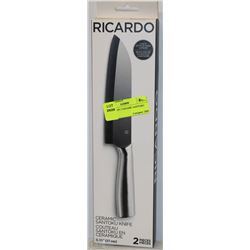 RICARDO 2PC CERAMIC SANTOKU KNIFE
