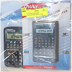 3 PACK OF SCIENTIFIC CALCULATORS HARD COVER