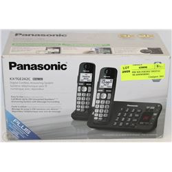 PANASONIC KX-TGE242C DIGITAL CORDLESS ANSWERING