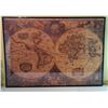 Image 1 : FRAMED SEPTIA TONED NAUTICAL MAP