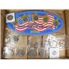 Image 1 : FLAT W/HIGHLY COLLECTIBLE US COINS INCL.