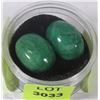Image 1 : #49-NATURAL GREEN EMERALD 37CT