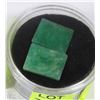 Image 1 : #57- NATURAL GREEN EMERALD 23CT