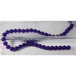 #24-RUSSIAN AMETHYST LOOSE BEAD NECKLACE 15"
