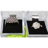 Image 1 : LOT OF 2 WOMENS FASHION RINGS