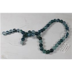 #30-GREEN EMERALD LOOSE BEAD NECKLACE