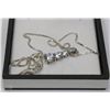 Image 1 : FINE BOX LINK 925 ITALY 18"NECKLACE  WITH CHARM