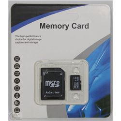 NEW 32GB MICRO SD CARD WITH ADAPTOR