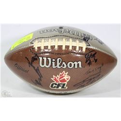EDMONTON ESKIMOS 2005 GREY CUP TEAM SIGNED BALL
