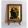 Image 1 : FRAMED NORMAN ROCKWELL TILE