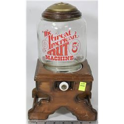 VINTAGE NUT DISPENSING MACHINE THE GREAT
