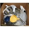 Image 1 : BOX OF ASSORTED KITCHENWARE INCLUDING