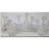 Image 1 : CRYSTAL LOT - MIKASA CANDLE HOLDERS, ZAJECAR BELL,