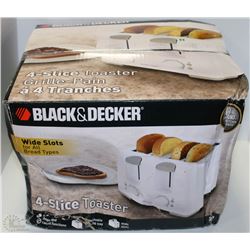 BLACK AND DECKER 4 SLICE TOASTER