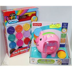 27PC SOFT DOUGH MODELLING PLAY DOUGH & FISHER PRICE