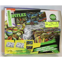 TEENAGE MUTANT NINJA TURTLES TWIN SHEET SET