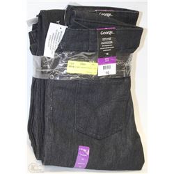 LOT OF 6 GIRLS SKINNY JEANS - SIZE 14