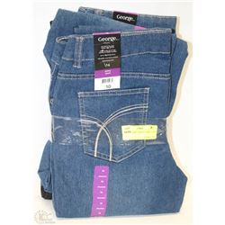 LOT OF 4 GIRLS SKINNY JEANS - SIZE 16