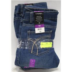 LOT OF 4 GIRLS SKINNY JEANS - SIZE 10