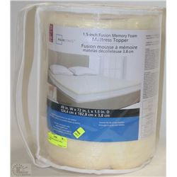 1.5" MEMORY FOAM MATTRESS TOPPER