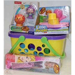 FLAT OF TODDLER TOYS