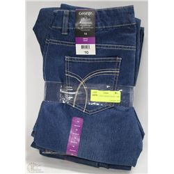 LOT OF 5 GIRLS SKINNY JEANS - SIZE 16