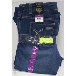 LOT OF 5 GIRLS SKINNY JEANS - SIZE 16