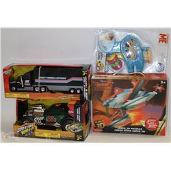 FLAT OF BOYS TOYS WITH CARS