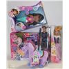 Image 1 : FLAT OF BARBIES, MY LITTLE PONY TOYS