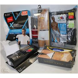 FLAT OF MENS BRIEFS AND SOCKS - SIZE MEDIUM