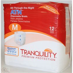 PACK OF 12 ATN DISPOSABLE BRIEFS