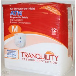 PACK OF 12 ATN DISPOSABLE BRIEFS