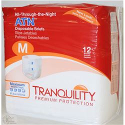 PACK OF 12 ATN DISPOSABLE BRIEFS