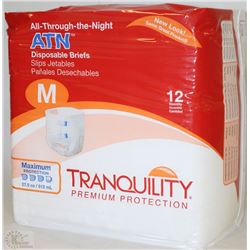 PACK OF 12 ATN DISPOSABLE BRIEFS