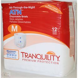PACK OF 12 ATN DISPOSABLE BRIEFS