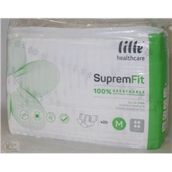 PACK OF 20 SUPREMFIT BREATHABLE ALL-IN-ONE BRIEFS