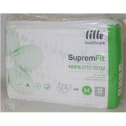 PACK OF 20 SUPREMFIT BREATHABLE ALL-IN-ONE BRIEFS