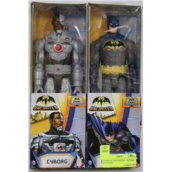 2 PACK ACTION FIGURES - BATMAN & CYBORG