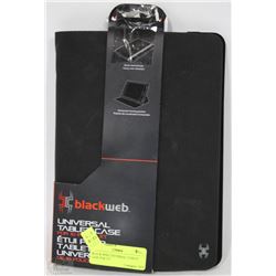 BLACK WEB UNIVERSAL TABLET CASE FOR 10"