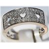 Image 1 : #1-10KT WHITE GOLD HEART DESIGNED DIAMOND RING