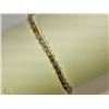Image 1 : #5-10KT Y&W GOLD ILLUSION STYLE DIAMOND BRACELET