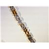 Image 2 : #5-10KT Y&W GOLD ILLUSION STYLE DIAMOND BRACELET
