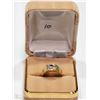 Image 2 : #10-14KT YELLOW & WHITE GOLD DIAMOND MEN'S RING