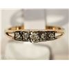 Image 1 : #13-10KT YELLOW GOLD DIAMOND RING SIZE 6.5