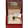 Image 2 : #19-14KT YELLOW GOLD BLUE&WHITE DIAMOND PENDANT