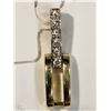 Image 1 : #31-14KT YELLOW GOLD DIAMOND PENDANT